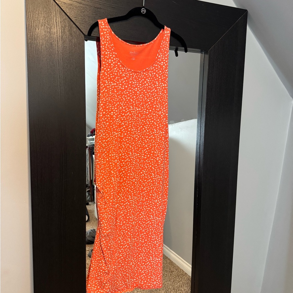 Ingrid & Isabel Orange Sequin Maxi Dress